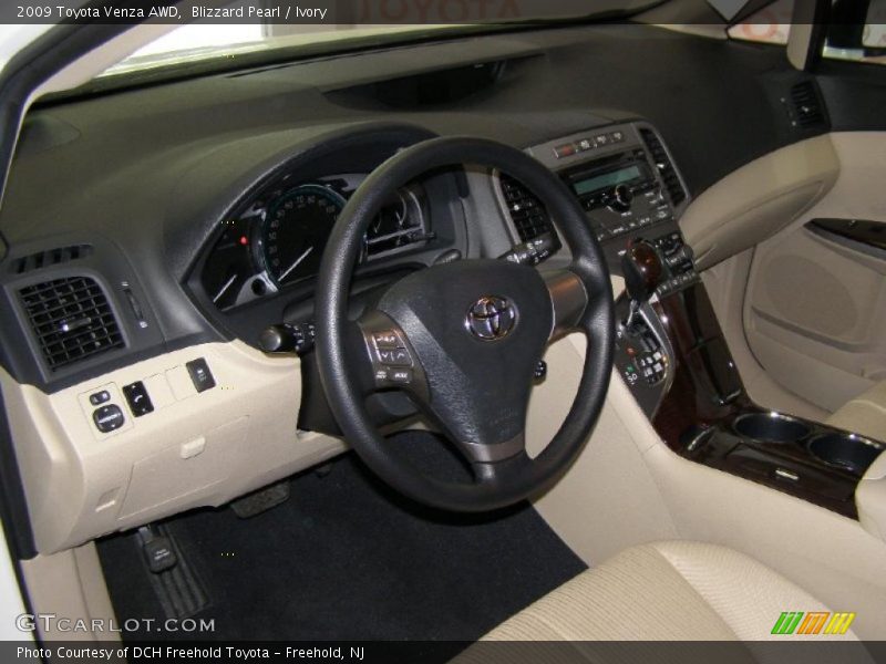 Blizzard Pearl / Ivory 2009 Toyota Venza AWD
