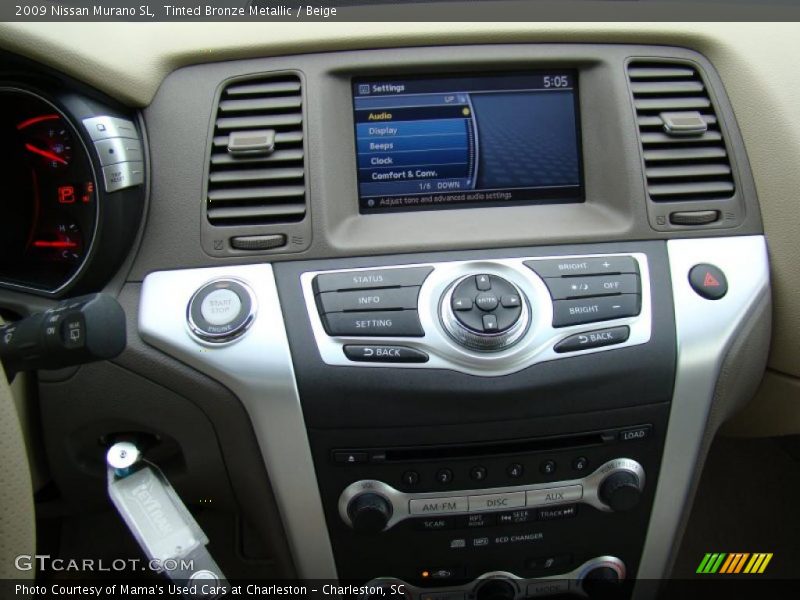 Tinted Bronze Metallic / Beige 2009 Nissan Murano SL