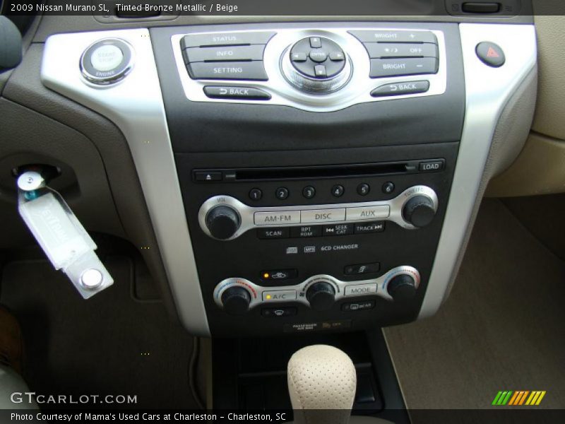 Tinted Bronze Metallic / Beige 2009 Nissan Murano SL