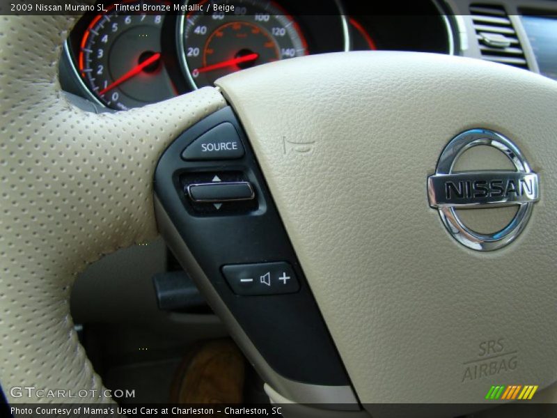 Tinted Bronze Metallic / Beige 2009 Nissan Murano SL