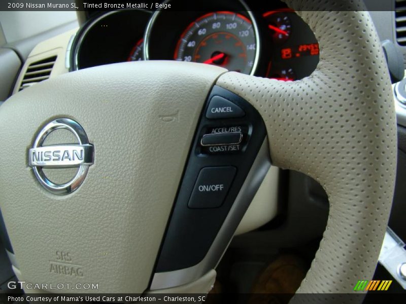 Tinted Bronze Metallic / Beige 2009 Nissan Murano SL