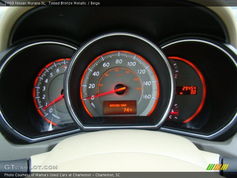 Tinted Bronze Metallic / Beige 2009 Nissan Murano SL