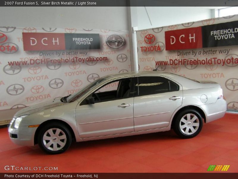 Silver Birch Metallic / Light Stone 2007 Ford Fusion S