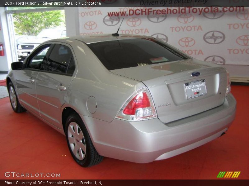 Silver Birch Metallic / Light Stone 2007 Ford Fusion S