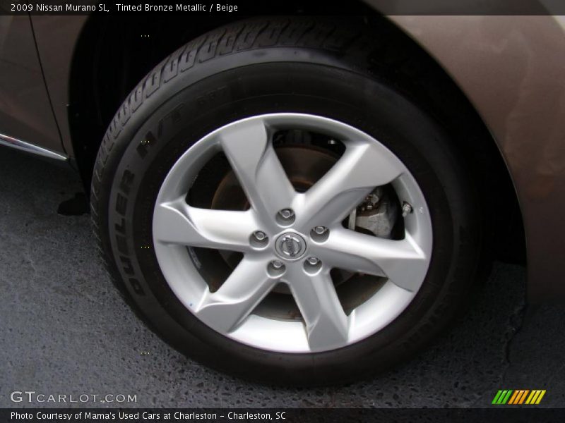 Tinted Bronze Metallic / Beige 2009 Nissan Murano SL