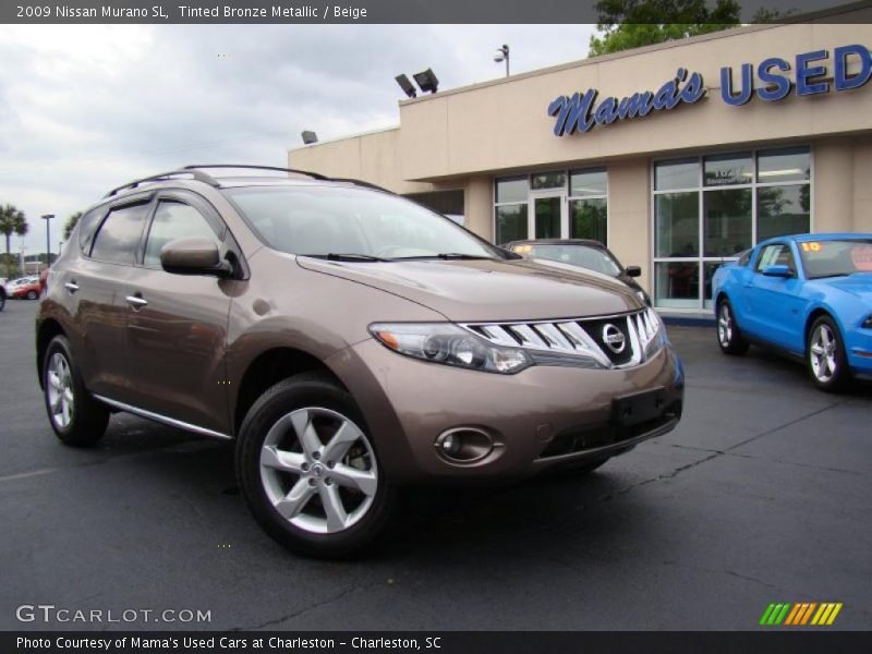 Tinted Bronze Metallic / Beige 2009 Nissan Murano SL