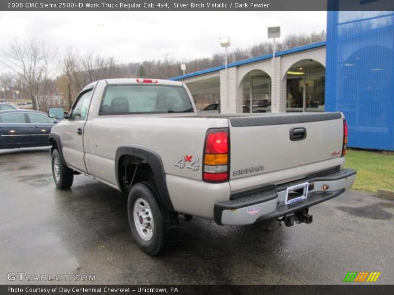Silver Birch Metallic / Dark Pewter 2006 GMC Sierra 2500HD Work Truck Regular Cab 4x4