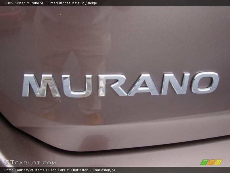 Tinted Bronze Metallic / Beige 2009 Nissan Murano SL