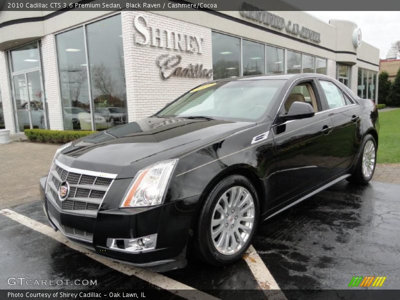 Black Raven / Cashmere/Cocoa 2010 Cadillac CTS 3.6 Premium Sedan