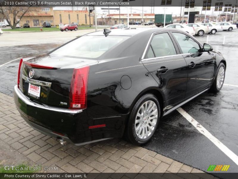 Black Raven / Cashmere/Cocoa 2010 Cadillac CTS 3.6 Premium Sedan