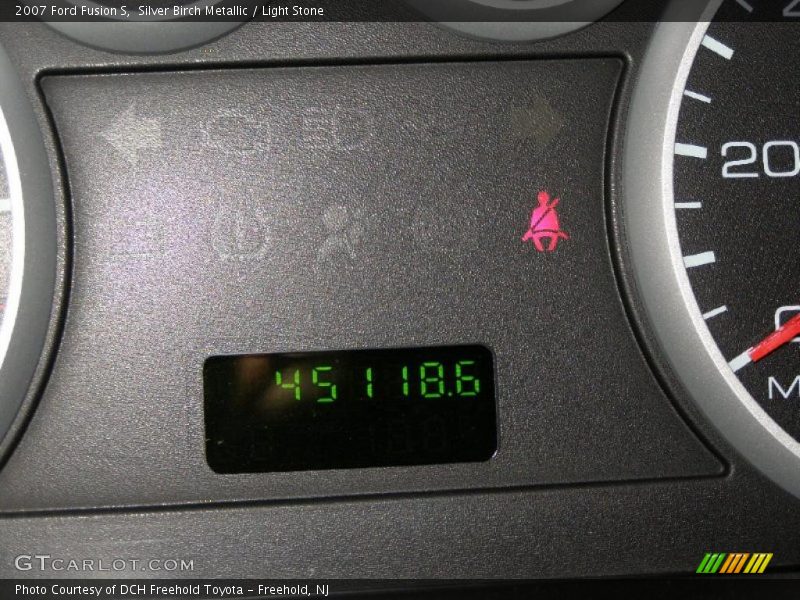 Silver Birch Metallic / Light Stone 2007 Ford Fusion S