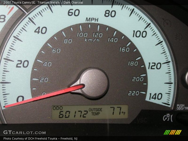 Titanium Metallic / Dark Charcoal 2007 Toyota Camry SE