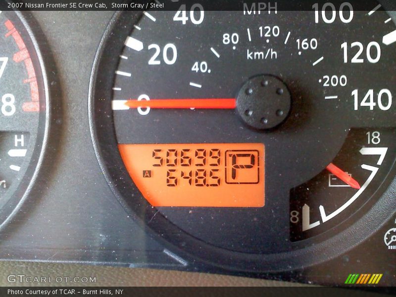 Storm Gray / Steel 2007 Nissan Frontier SE Crew Cab