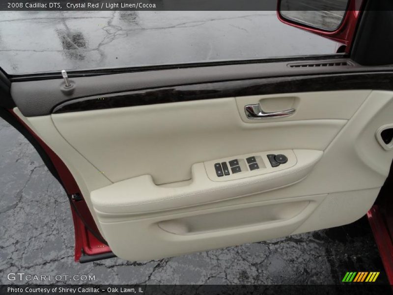 Crystal Red / Light Linen/Cocoa 2008 Cadillac DTS
