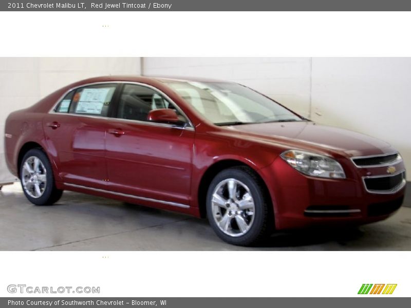 Red Jewel Tintcoat / Ebony 2011 Chevrolet Malibu LT