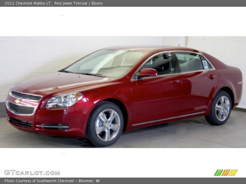 Red Jewel Tintcoat / Ebony 2011 Chevrolet Malibu LT
