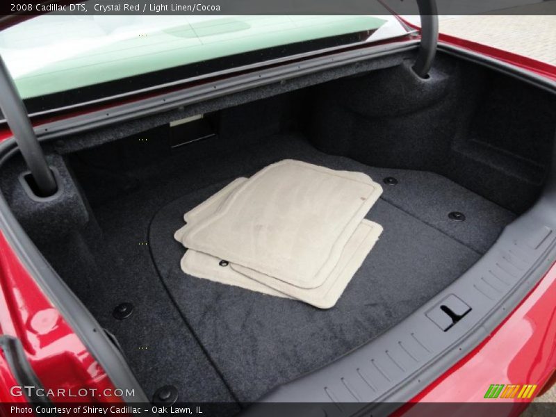 Crystal Red / Light Linen/Cocoa 2008 Cadillac DTS