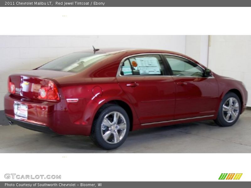 Red Jewel Tintcoat / Ebony 2011 Chevrolet Malibu LT