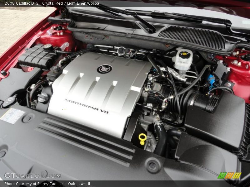 Crystal Red / Light Linen/Cocoa 2008 Cadillac DTS