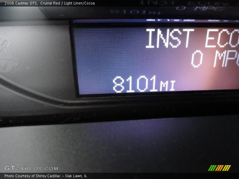 Crystal Red / Light Linen/Cocoa 2008 Cadillac DTS