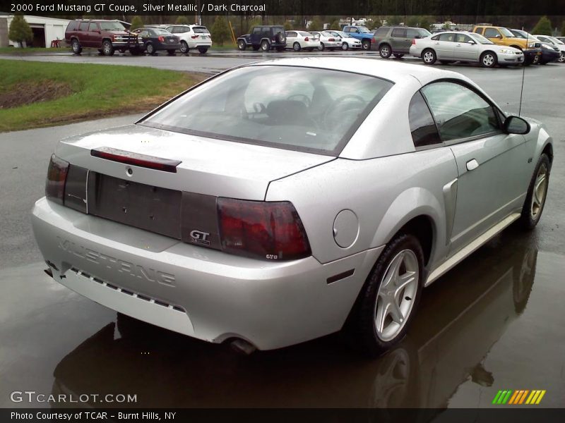Silver Metallic / Dark Charcoal 2000 Ford Mustang GT Coupe
