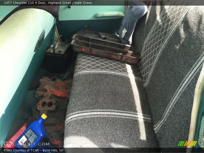 Highland Green / Dark Green 1957 Chevrolet 210 4 Door