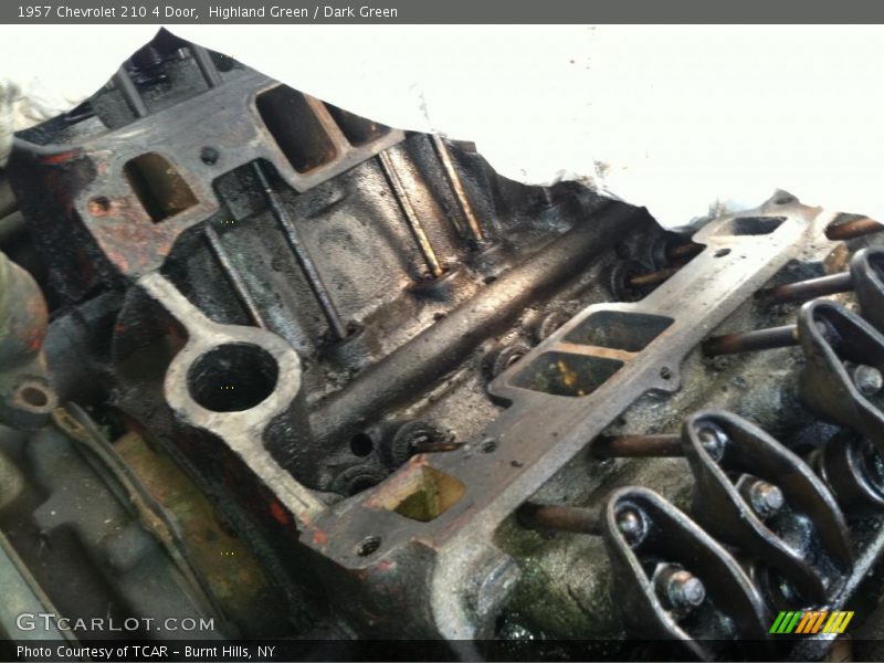 Highland Green / Dark Green 1957 Chevrolet 210 4 Door