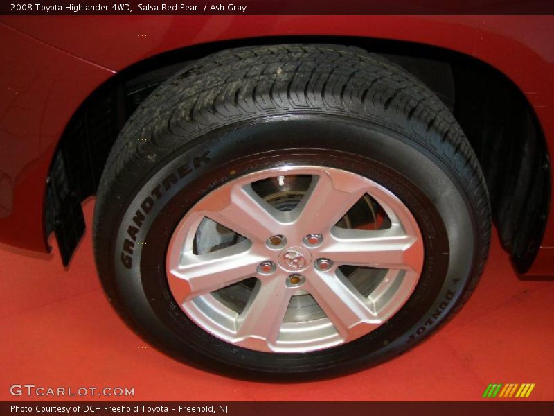 Salsa Red Pearl / Ash Gray 2008 Toyota Highlander 4WD