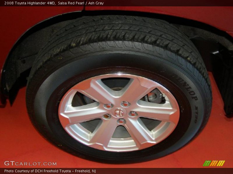 Salsa Red Pearl / Ash Gray 2008 Toyota Highlander 4WD