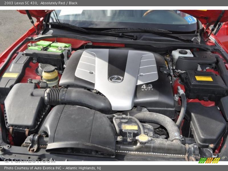  2003 SC 430 Engine - 4.3 Liter DOHC 32 Valve VVT-i V8