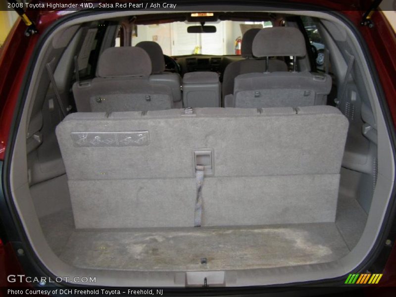 Salsa Red Pearl / Ash Gray 2008 Toyota Highlander 4WD