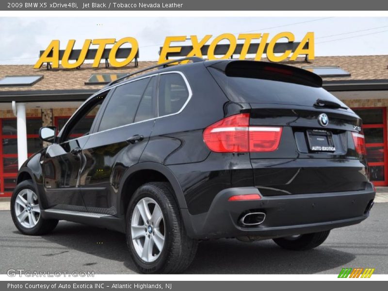 Jet Black / Tobacco Nevada Leather 2009 BMW X5 xDrive48i