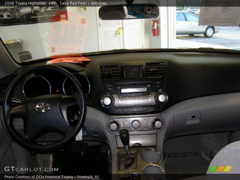 Salsa Red Pearl / Ash Gray 2008 Toyota Highlander 4WD