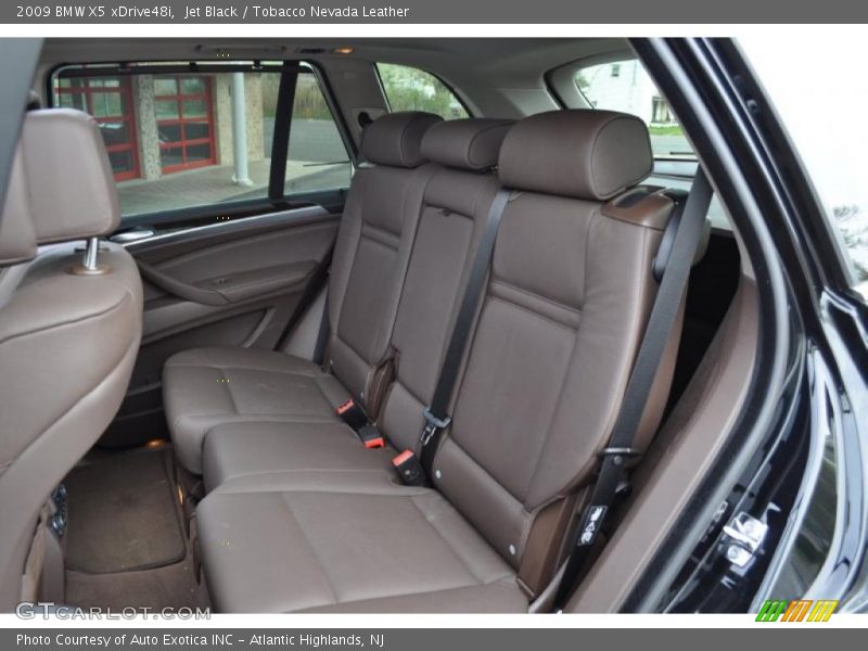 Jet Black / Tobacco Nevada Leather 2009 BMW X5 xDrive48i