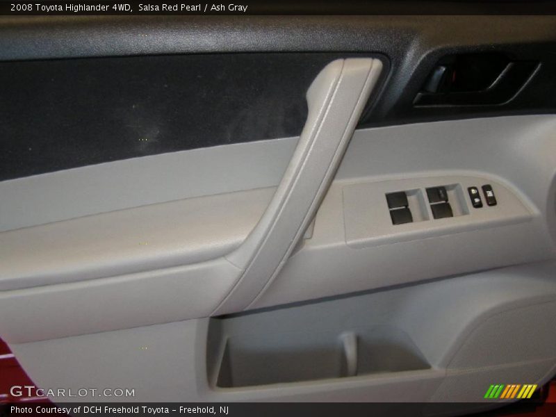 Salsa Red Pearl / Ash Gray 2008 Toyota Highlander 4WD