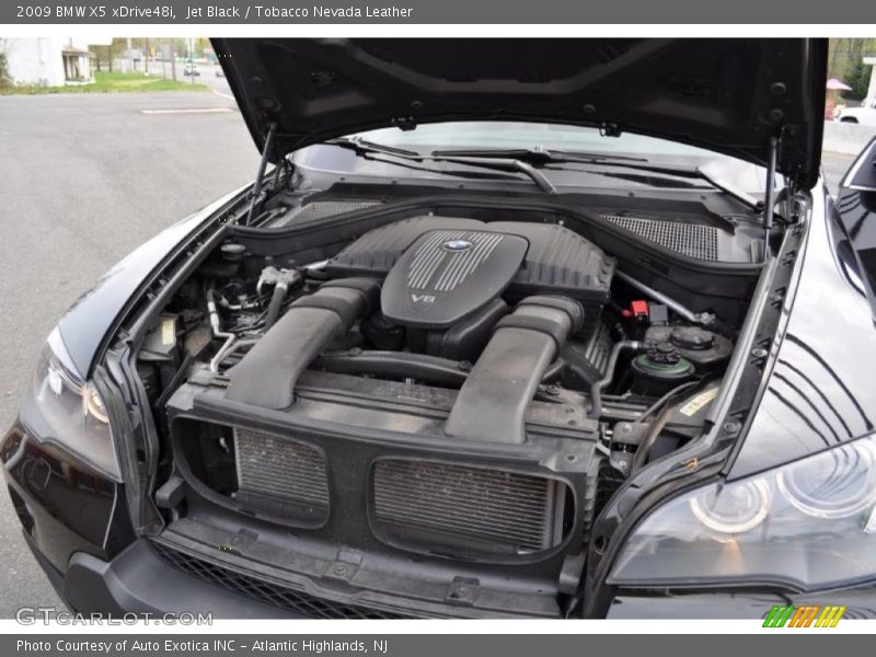 Jet Black / Tobacco Nevada Leather 2009 BMW X5 xDrive48i