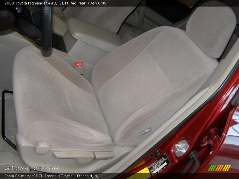 Salsa Red Pearl / Ash Gray 2008 Toyota Highlander 4WD