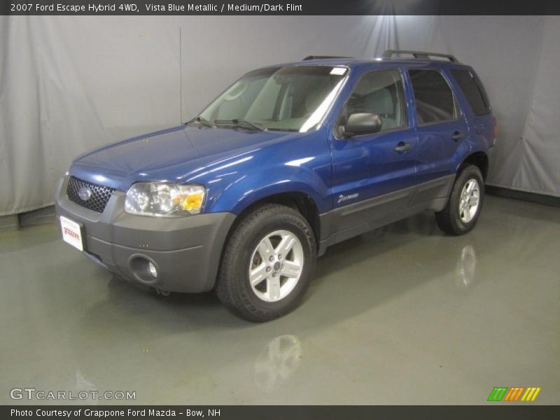 Vista Blue Metallic / Medium/Dark Flint 2007 Ford Escape Hybrid 4WD