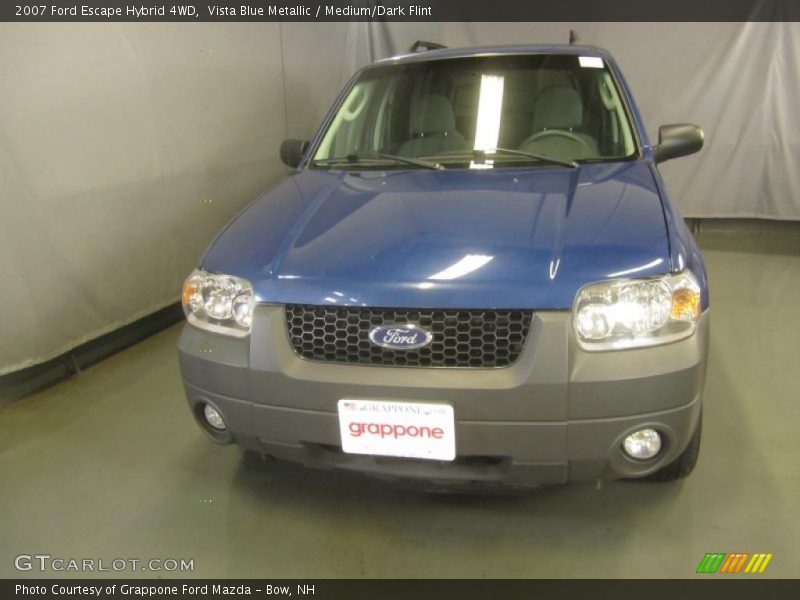 Vista Blue Metallic / Medium/Dark Flint 2007 Ford Escape Hybrid 4WD