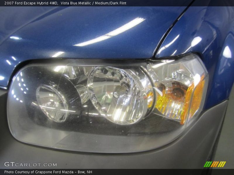 Vista Blue Metallic / Medium/Dark Flint 2007 Ford Escape Hybrid 4WD
