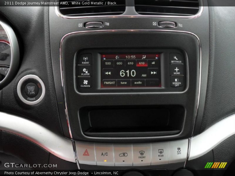 Controls of 2011 Journey Mainstreet AWD