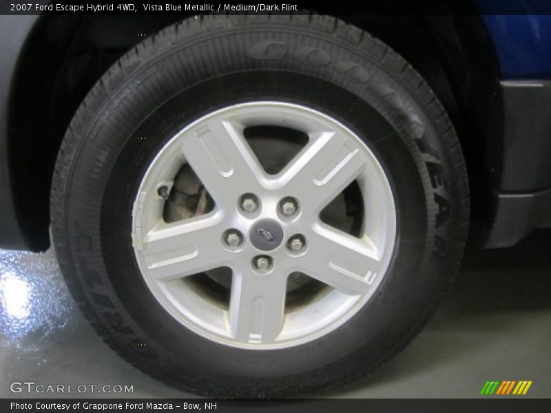 Vista Blue Metallic / Medium/Dark Flint 2007 Ford Escape Hybrid 4WD