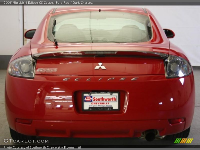 Pure Red / Dark Charcoal 2006 Mitsubishi Eclipse GS Coupe