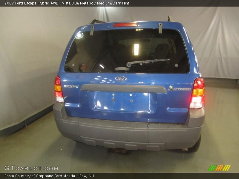 Vista Blue Metallic / Medium/Dark Flint 2007 Ford Escape Hybrid 4WD