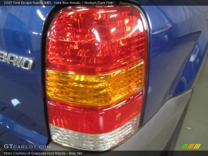 Vista Blue Metallic / Medium/Dark Flint 2007 Ford Escape Hybrid 4WD