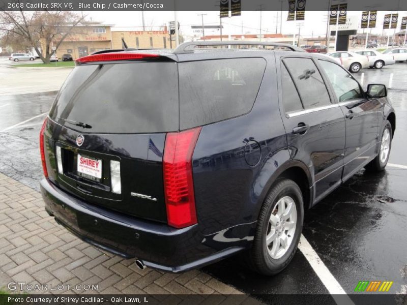 Blue Chip / Cashmere/Cocoa 2008 Cadillac SRX V6