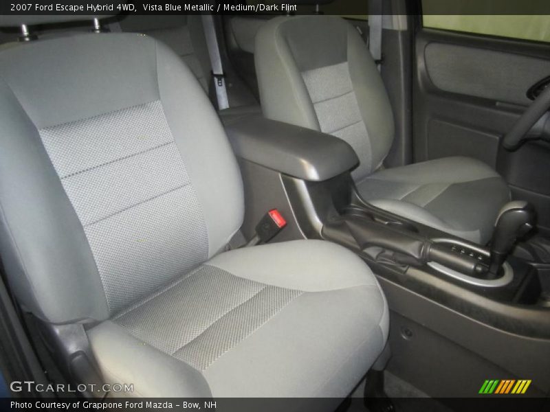 Vista Blue Metallic / Medium/Dark Flint 2007 Ford Escape Hybrid 4WD