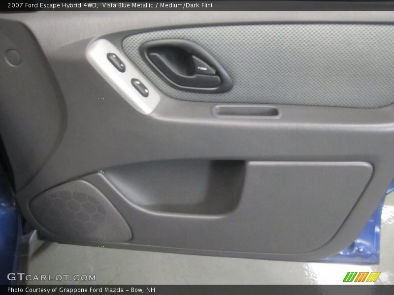 Vista Blue Metallic / Medium/Dark Flint 2007 Ford Escape Hybrid 4WD