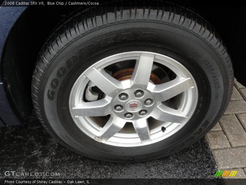Blue Chip / Cashmere/Cocoa 2008 Cadillac SRX V6