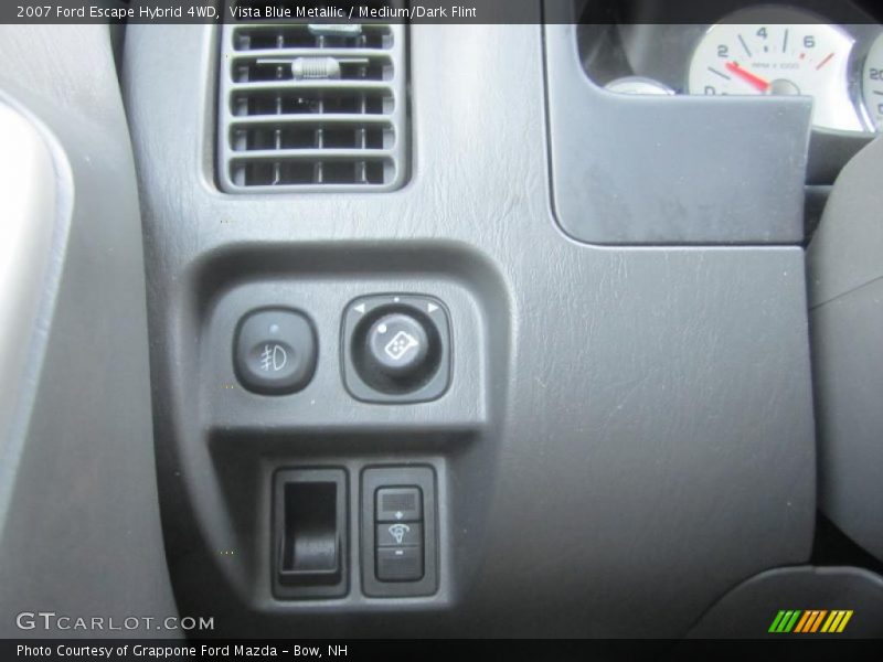 Vista Blue Metallic / Medium/Dark Flint 2007 Ford Escape Hybrid 4WD